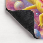 Der Fröhliche Axolotl Mousepad (Ecke)