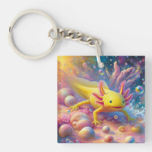 Der Fröhliche Axolotl Schlüsselanhänger