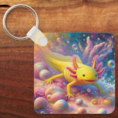 Der Fröhliche Axolotl Schlüsselanhänger (Vorderseite)