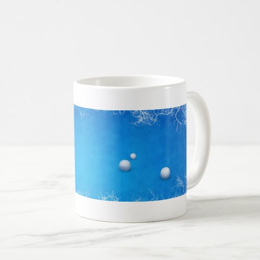 Der fröhliche Schneemann Kaffeetasse (VorderseiteRechts)