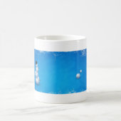 Der fröhliche Schneemann Kaffeetasse (Mittel)