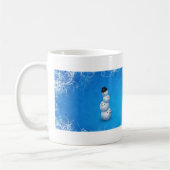 Der fröhliche Schneemann Kaffeetasse (Links)