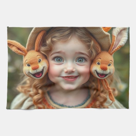„Der fröhliche Wächter vom Sternental“ Baby Stramp Geschirrtuch (Horizontal)