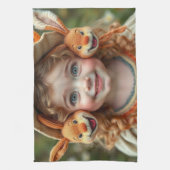 „Der fröhliche Wächter vom Sternental“ Baby Stramp Geschirrtuch (Vertikal)