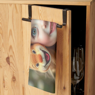 „Der fröhliche Wächter vom Sternental“ Baby Stramp Geschirrtuch