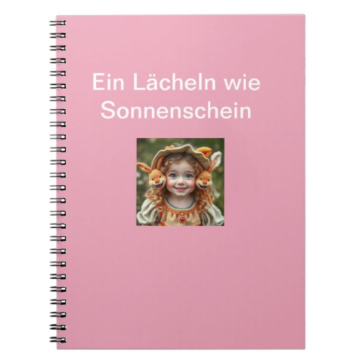 „Der fröhliche Wächter vom Sternental“ Baby Stramp Notizblock (Vorderseite)