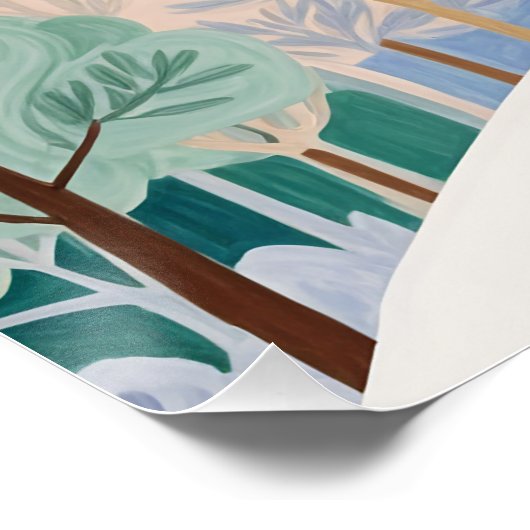 Der fröhliche Winter Poster (Ecke)