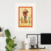 Der Frolie Grasshopper Circus ~ Vintag Poster (Heimbüro)