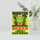 Der Frosch, der keinem Prinzen passte Postkarte (Stehend Vorderseite)