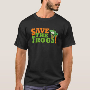 Der Frosch Funny Frog Lover Umweltschützer gerette T-Shirt