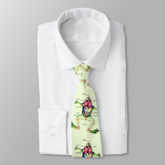 Der Frosch ist grün Krawatte (Gebunden)