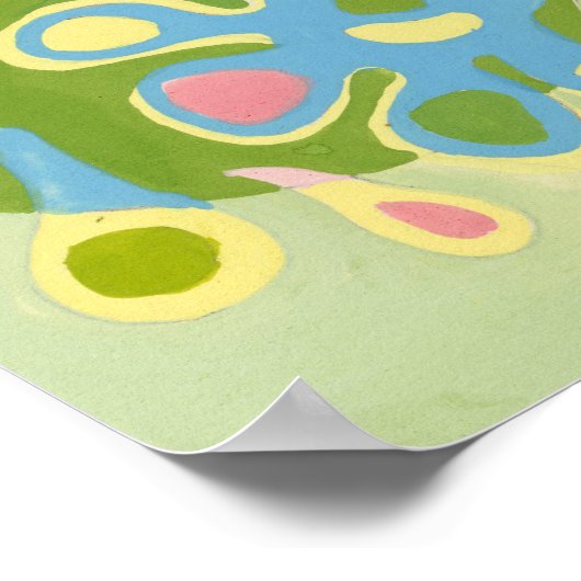 Der Frosch Poster (Ecke)