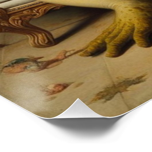 Der Frosch Poster (Ecke)