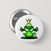 Der Frosch-Prinz Button (Vorne & Hinten)