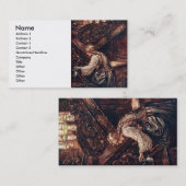 Der Frosch-Prinz Visitenkarte (Vorne/Hinten)