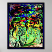 Der Frosch rast Poster (Vorne)