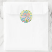 Der Frosch Runder Aufkleber (Tasche)