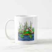 Der Frosch und der Skorpion Kaffeetasse (Links)