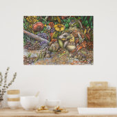 Der Frosch und die Fiddle - Poster (Küche)