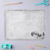 Der Frosch von der Alice im Wunderland-Dekoupage Seidenpapier (Basteln)