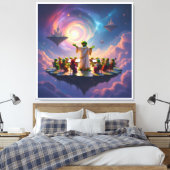 Der Froschkönig dirigiert Leinwanddruck (Insitu (Schlafzimmer))