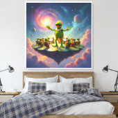 Der Froschkönig dirigiert Leinwanddruck (Insitu (Schlafzimmer))