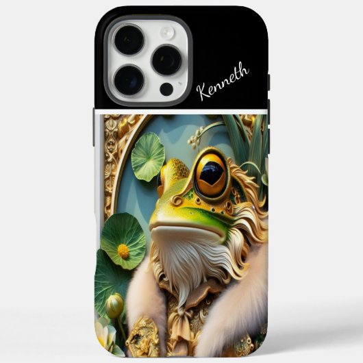 Der Froschprinz in einem Gildenrahmen Case-Mate iPhone Hülle (Rückseite)