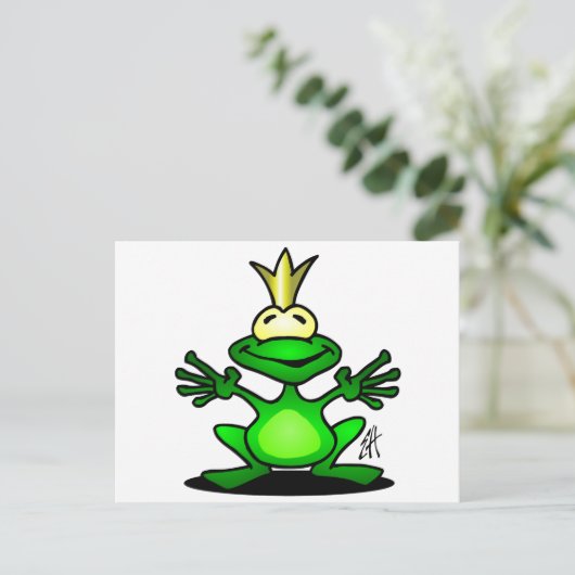 Der Froschprinz Postkarte (Stehend Vorderseite)
