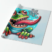 Der Frostfrosch Geschenkpapier (Ungerollt)
