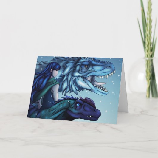 Der Frostmagier und ihre Wächter Karte (Vorderseite)