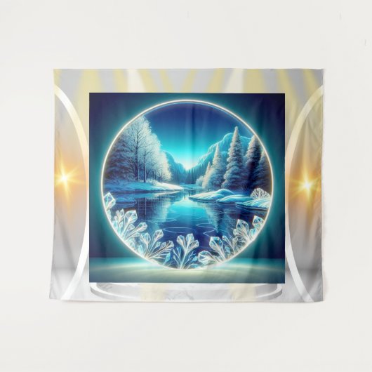 Der Frostspiegel Wandteppich (Vorderseite (Horizontal))