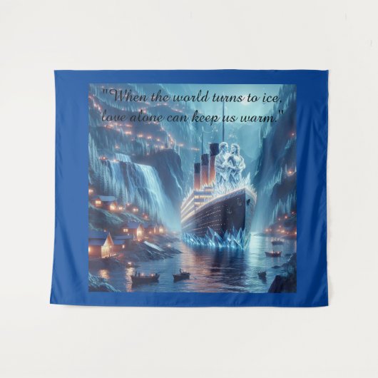 Der Frostspiegel Wandteppich (Vorderseite (Horizontal))