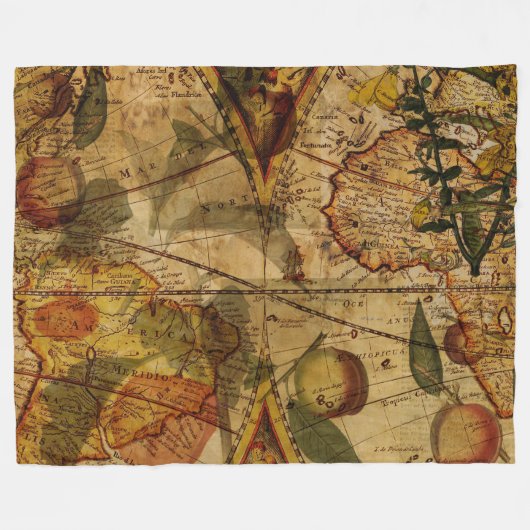 Der Frucht-Blick Fleecedecke (Vorderseite (Horizontal))