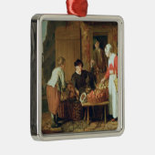 Der Frucht-Verkäufer Ornament Aus Metall (Rechts)