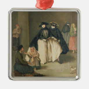 Der Frucht-Verkäufer Ornament Aus Metall