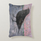 Der Frühaufsteher 2008 Zierkissen (Vorderseite(Vertikal))