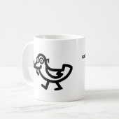 Der Frühaufsteher fängt den Wurm Kaffeetasse (Vorderseite Links)