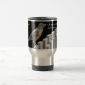 Der Frühaufsteher mag Kaffee… Reisebecher (Mittel)