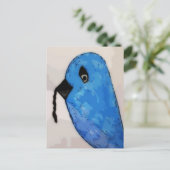 Der frühe Vogel bekommt den Wurm Postkarte (Stehend Vorderseite)