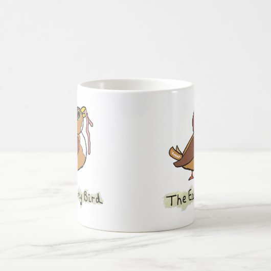 Der frühe Vogel fängt den Wurm Kaffeetasse (Mittel)