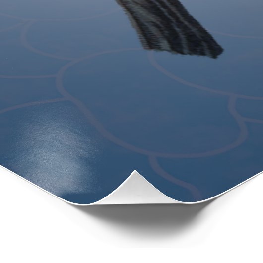 Der frühe Vogel fängt den Wurm Poster (Ecke)