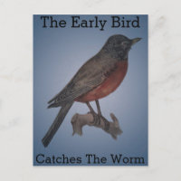 Der frühe Vogel fängt den Wurm