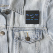 Der frühe Vogel kann mich küssen Button (Beispiel)