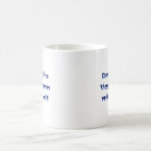 Der frühe Vogel kann mich mal Kaffeetasse (Mittel)
