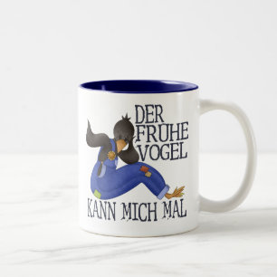Der Frühe Vogel Zweifarbige Tasse