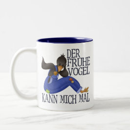 Der Frühe Vogel Zweifarbige Tasse