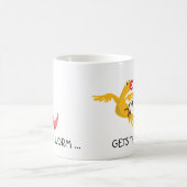 Der frühe Wurm bekommt den Vogel Kaffeetasse (Mittel)