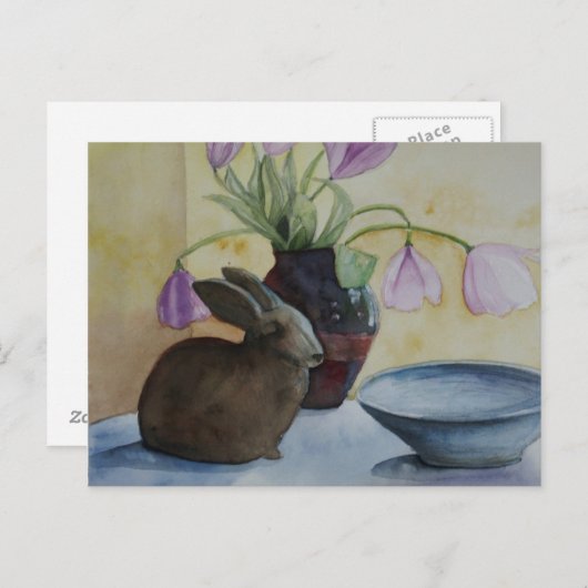 Der Frühjahrsabschnitt Postkarte (Vorne/Hinten)