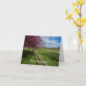 Der Frühling am Rivercut denkt an dich Karte (Gelbe Blume)