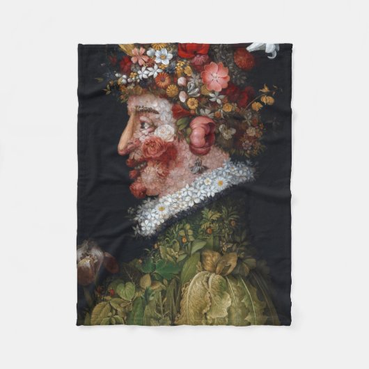 Der Frühling, Arcimboldo Fleecedecke (Vorderseite)